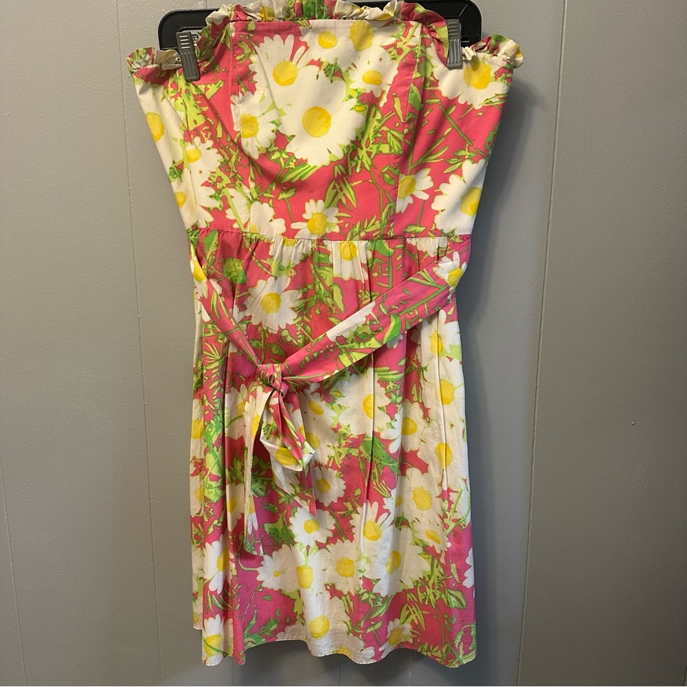 Lilly Pulitzer Pink and Yellow Floral Kids Dress